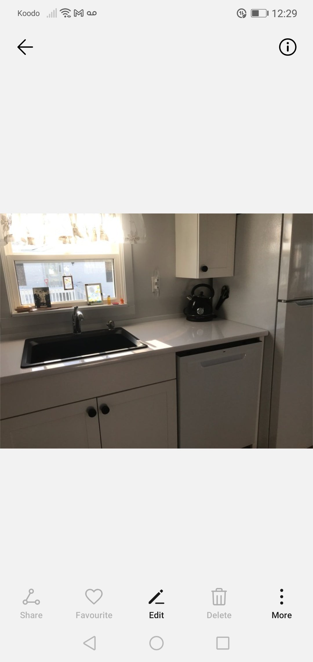 Completed room renovation with fresh paint and carpentry